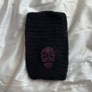 Crochet Skull Headband